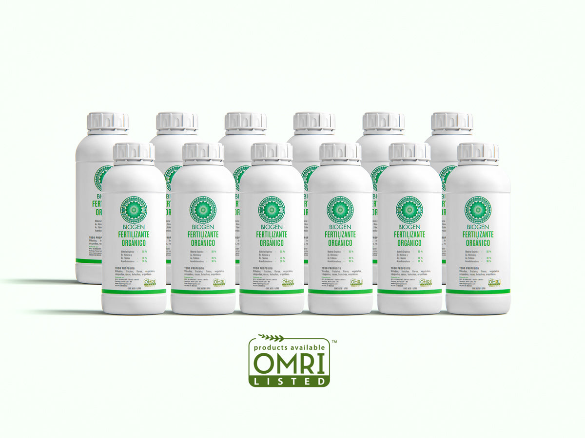 Biogen Fertilizante Orgánico OMRI Pack